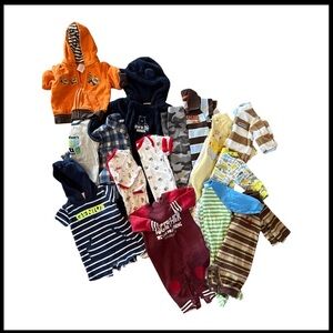 Assorted Baby Onesies and Outfits